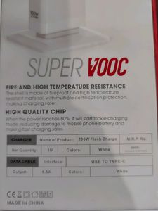 OnePlus 100w Supervooc Charger 6month Warranty