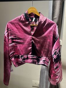 Satin Crop Top