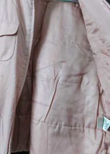 Baby Pink 🩷 Puffed Half Jacket For Girls