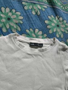 Zara Ribbed Crop Top