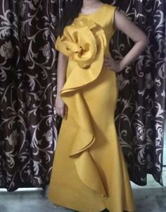 Elegant Yellow Gown