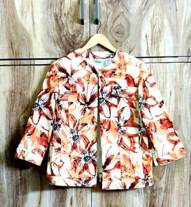 Cotton Printed Jacket Size-36-38