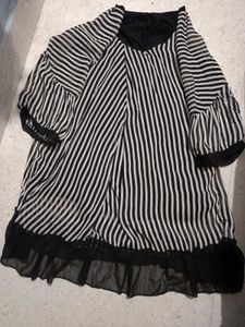 Oversized Striped Top &amp; Tunics