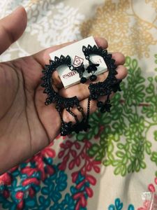 Black Dangle Earrings