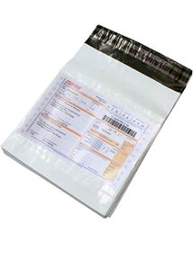 Courier Bag/Envelopes/Pouches/Cover with POD (55 Microns) Tamper proof/Security bag (15pcs, Size 6x6 inches)