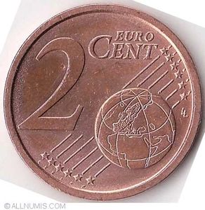 2 Euro Cent Italy Coin From ²⁰¹⁷