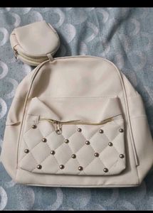 Stylish Backpack with Stud Details