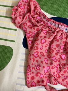 Pink Leopard Print Crop Top