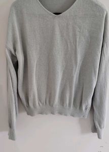 V-Neck Knit Sweater