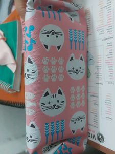 Cute Cat Print Pencil Pouch
