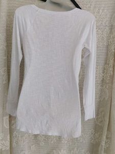 White Long Sleeve Top