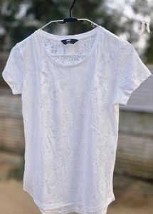 Elegant White Lace Top