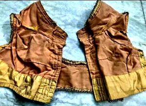 Yellow Colour Kanjeevaram Silk Blouse