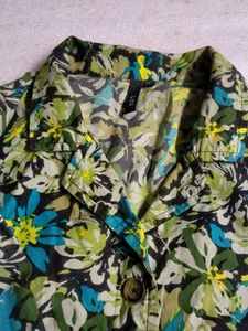 Floral Print Crop Top