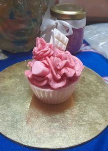 Vanilla Scented Cupcake Candles (Pack Of 2)