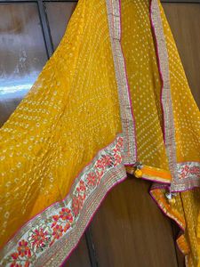 Jaipuri Bandej Lengha Choli With Duppata In Silk