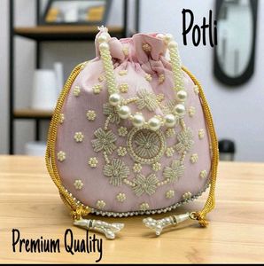 New Hand Zari work Potli Ne