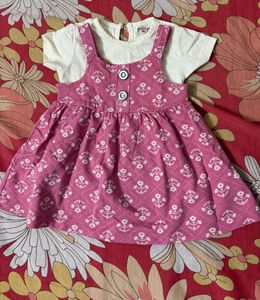 Girls Floral Dress with Top