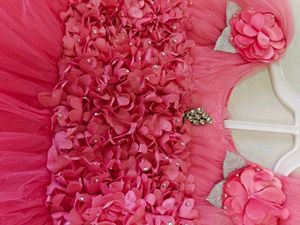 Pretty Pink Girls Party Dress