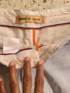 Light Blue Casual Pants