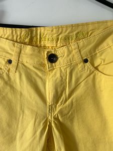 Yellow Casual Pants