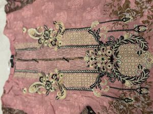 elegant  Black Embroidery kurta