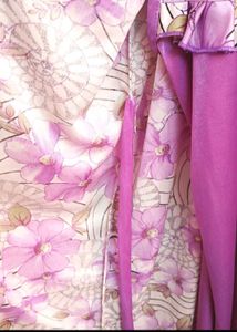 Floral Purple Robe