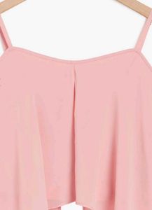 Pink Crop Top
