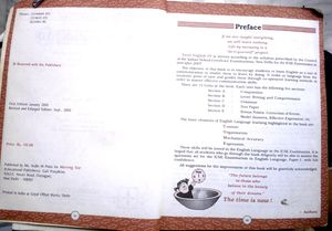 Xavier Pinto, English Language Textbook For School Students, Class X