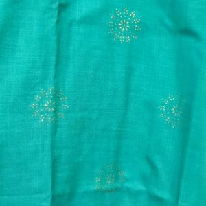Libas Teal Green Straight Kurti