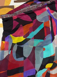 Printed Colourful Synthetic Saree