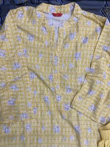Elegant Lemon Yellow Kurta Set