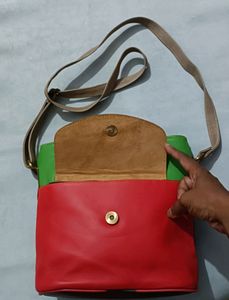 Leather Womens Sling Bag