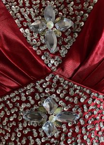 Red carpet dress