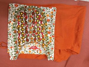 Brand New Floral Embroidered Kurti with Pant