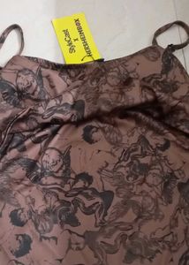 Printed Bodycon Mini Dress, New Unused With Tag🩷
