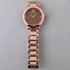 Versace Rose Gold Ladies Watch