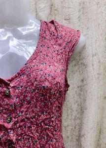 Floral Button-Down Dress