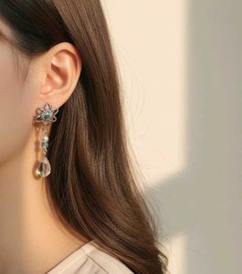 snowflake Frozen Dangle Earrings