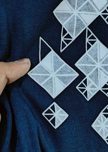 Navy Blue Graphic Tee