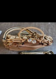 Vintage Gold Beaded Handbag
