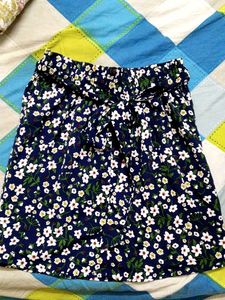 Floral Print Skirt