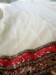 A Beautiful Skirt With Flowered Border