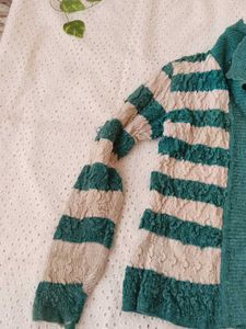 Striped Knit Cardigan