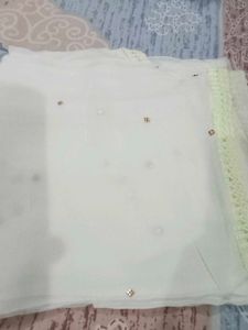Embroidered Floral White Tunic