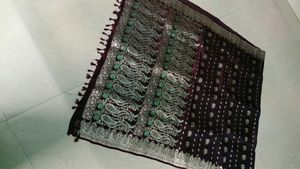 Beautiful colour women pure banarasi saree