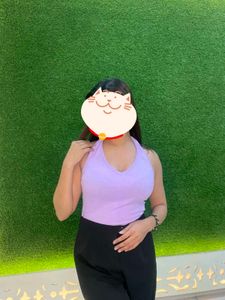 Lavender Halter Top (CN)