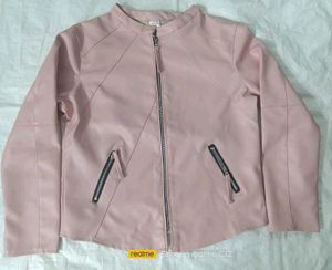 Pink Moto Fox Leather Jacket