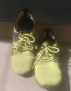Stylish Lime Green Sneakers