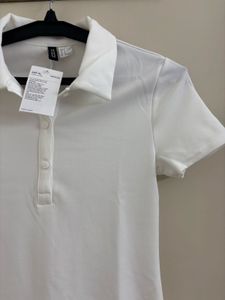 H&amp;M FLARED SKIRT POLO DRESS